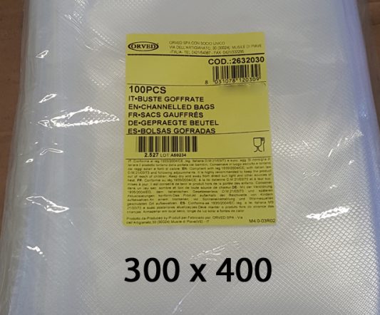 Domestic Pouches - 300 x 400 (pkt 100)|Channel Vacuum Bags|Barnco