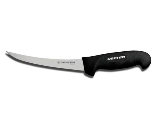 Dexter SofGrip Curved Boner <br> 6" (15cm) (Black)|Boning Knives|Barnco