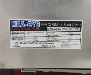 Nantsune HBA-2YS Frozen Meat Slicer|Bench Top Slicers|Barnco