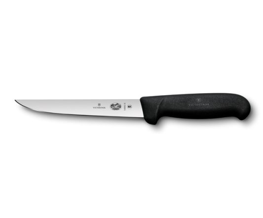 Victorinox Wide Straight Boner 6" (15cm) Black|Boning Knives|Barnco