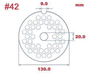 #42 Speco 7.8mm Hole Plate|Enterprise #42|Barnco