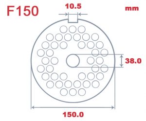 F150 L&W 8.0mm Hole Plate|Unger F150|Barnco