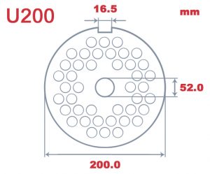U200 Speco 16mm Hole Plate|Unger U200|Barnco