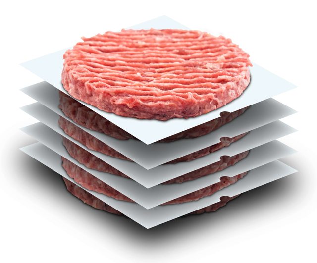 Waxed Burger Paper Single-Ply 4.5" (650)|Patty Dividers|Barnco